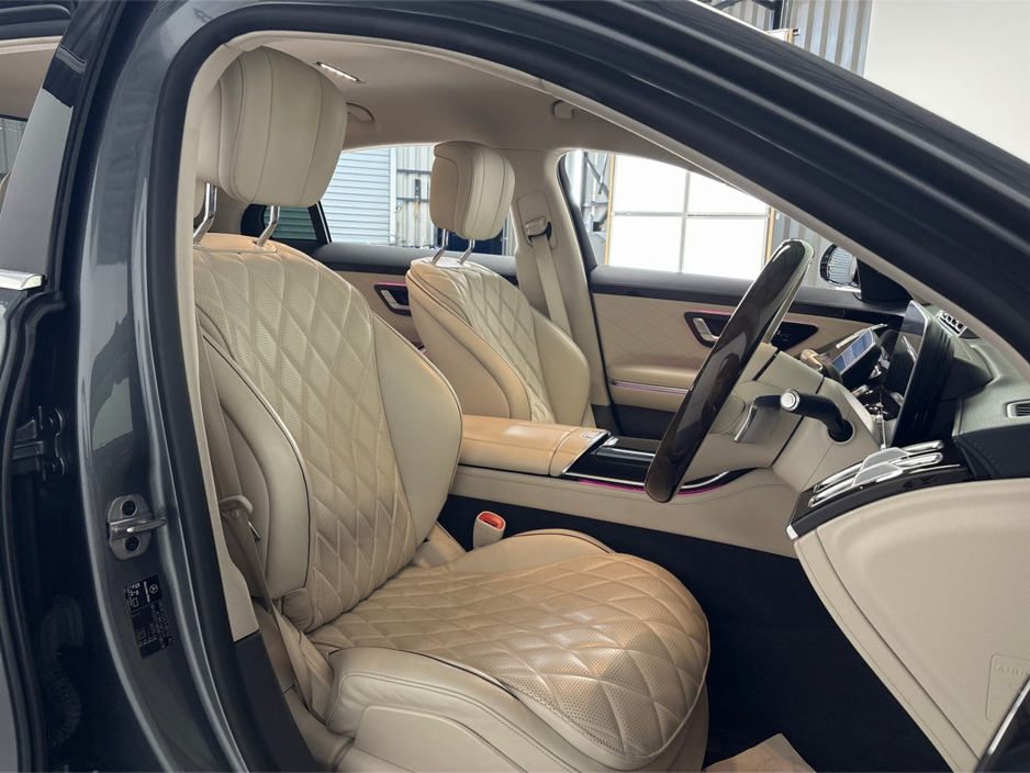 2022 Mercedes-Benz S Class 580 E LWB AMG LINE**BURMESTER SOUND SYSTEM**FRONT ELECTRIC HEATED SEATS**REAR HEATED SEATS**CREAM LEATHER INTERIOR**AMBIENT LIGHTING**20" ALLOYS**REVERSE CAMERA**ELECTRIC TAILGATE**WIRELESS CHARGING** €84,995