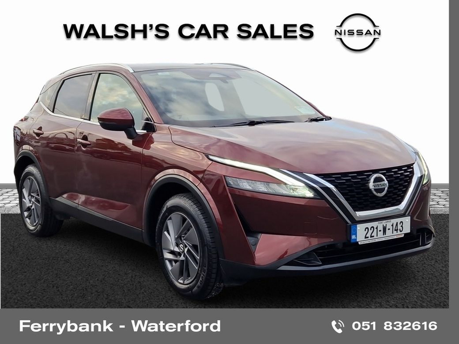 2022 Nissan Qashqai 1.3 HYB SV + Glass Roof Pack €25,950