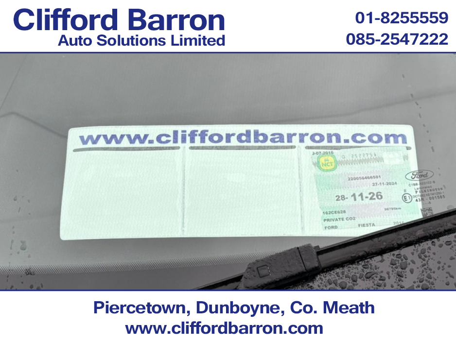 2016 Ford Fiesta TITANIUM 1.25 60PS M5 5 €11,950