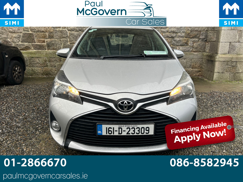 2016 Toyota Yaris 1.0 LUNA 4DR**//**BLUETOOTH**//**REVERSING CAMERA**//**NEW NCT  TILL 02/2027**//**FINANCE AVAILABLE**//**TRADE IN WELCOME**//**2 KEYS**//**WARRANTY!!!! €9,999