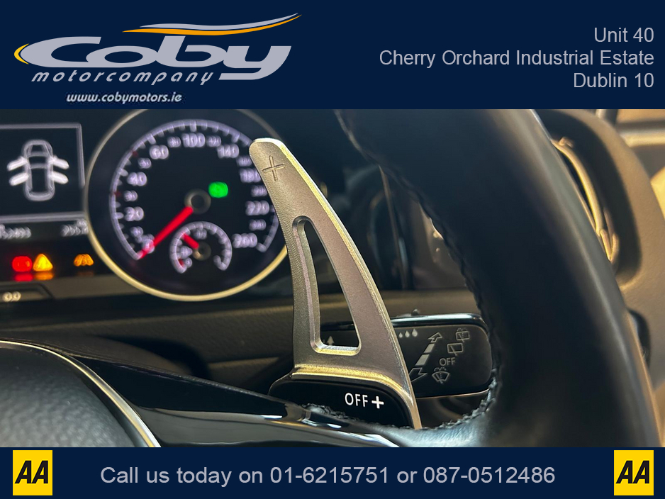 2013 Volkswagen Golf 1.4 5DR AUTO. NCT & Tax, Full Leather, Pan Roof, Cruise Control, Android Auto, MFSW, Reverse Cam, Alloy Wheels, Full Electrics, Parking Sensors, Paddle Shift, Dual Climate Control, Folding seats &more €11,950