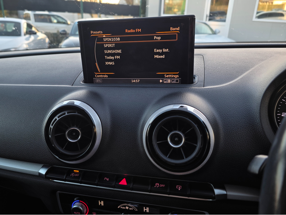 2016 Audi A3 SALOON 1.4 TFSI PRIVACY GLASS CAMERA PARKING SENSORS LOW TAXBAND €16,750