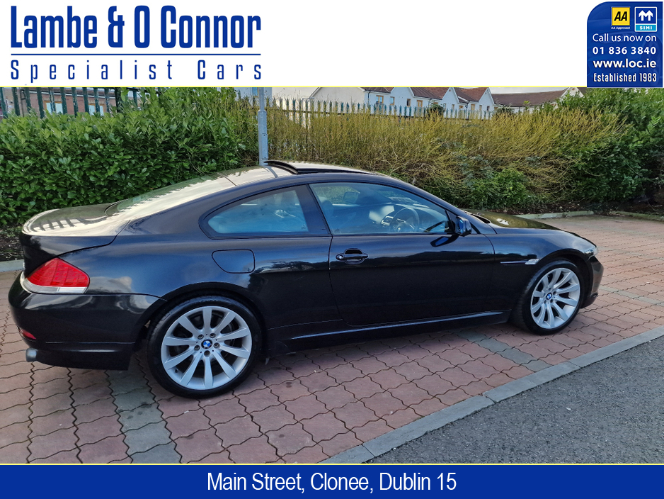 2007 BMW 6 Series 630I SPORT COUPE **** PAN ROOF **** SPORTS HEATED SEATS  **** BEST AVAILABLE ***** €7,950