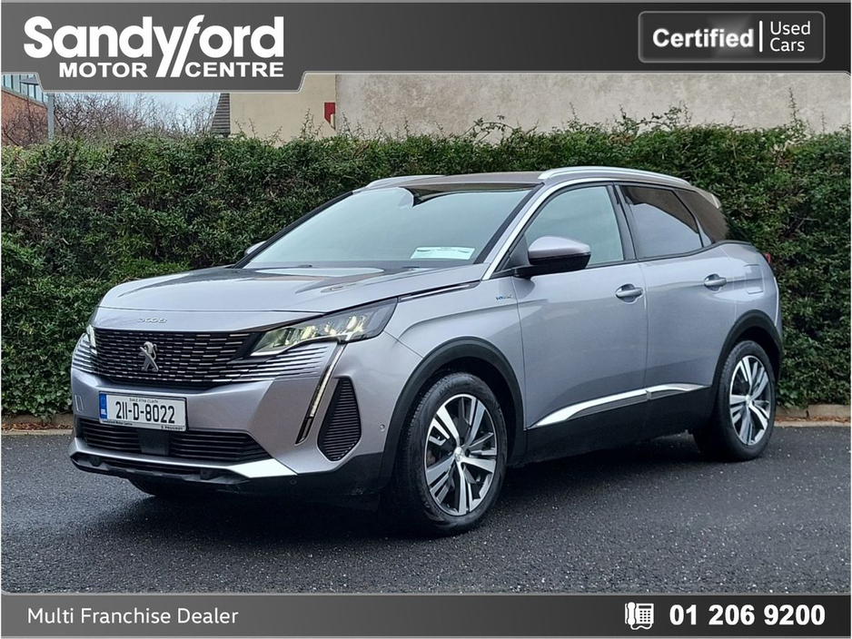 2021 Peugeot 3008 HYBRID2 PHEV 225bhp Allure €25,950