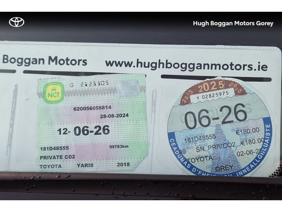 2018 Toyota Yaris 1.5 VVT-I CVT DESIGN 5DR AUTO €17,950