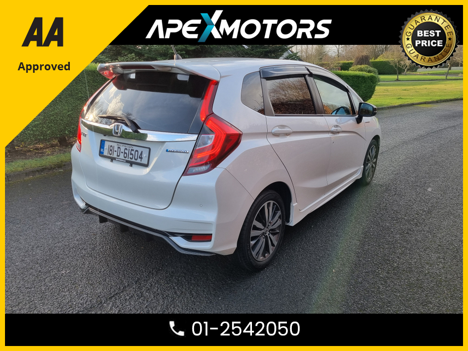 2018 Honda Fit FINANCE ARRANGED * NEW NCT OCT-27 * AUTOMATIC * IMMACULATE * ANDROID AUTO * APPLE-PLAY * COLOUR REVERSE CAMERA * ALLOYS * MOST RELIABLE * STAMPED SERVICE HISTORY * AA APPROVED * 101 SAFETY CHECKLIST €11,949