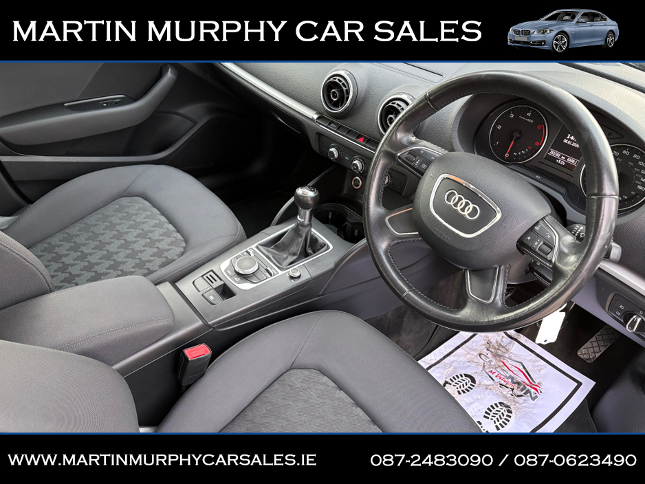 2014 Audi A3 1.6 TDI SE 105 BHP €8,450