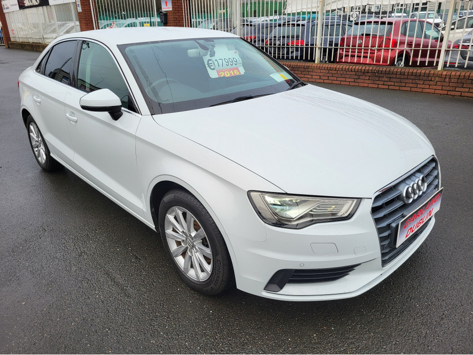 2016 Audi A3 Saloon (2yr warranty) 1.4 TFSI Automatic 8312 €17,999