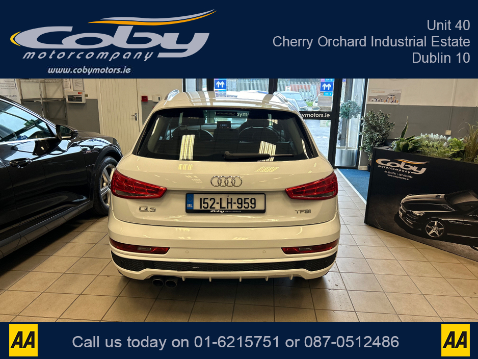 2015 Audi Q3 1.4 TFSI S Line Auto 150 S-TRONIC.  IRISH CAR. Immaculate Irish Car with 2 Keys, Service History, NCT, Alloy Wheels, Air Con, MFSW, Parking Sensors Front and Rear, Full Electrics and much more. €16,950