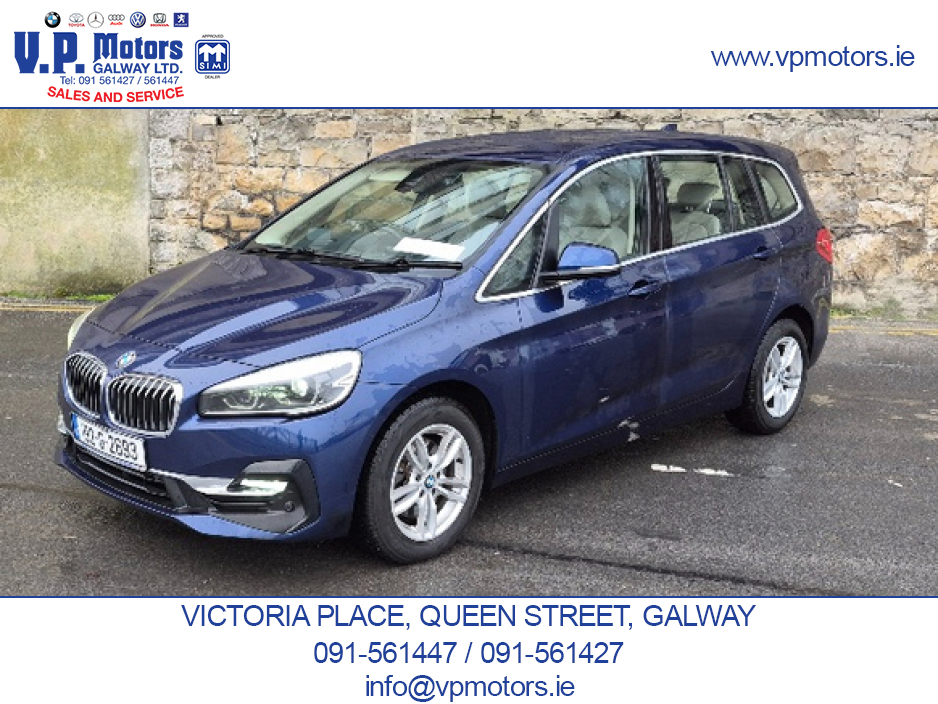 2019 BMW 2 Series Gran Tourer LUXURY EDITION, HUGH SPEC, AUTO, 1 OWNER. €22,850