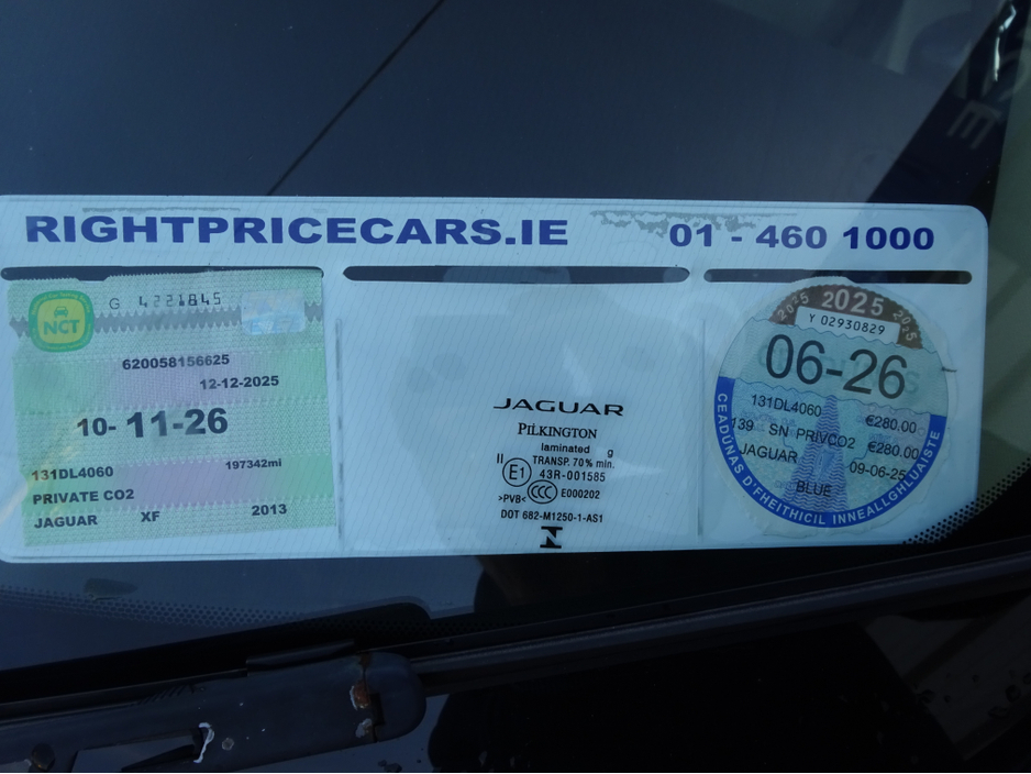 2013 Jaguar XF 2.2 D PREMIUM LUXURY 4DR AUTOMATIC TRADE SALE KEY 182 €4,950