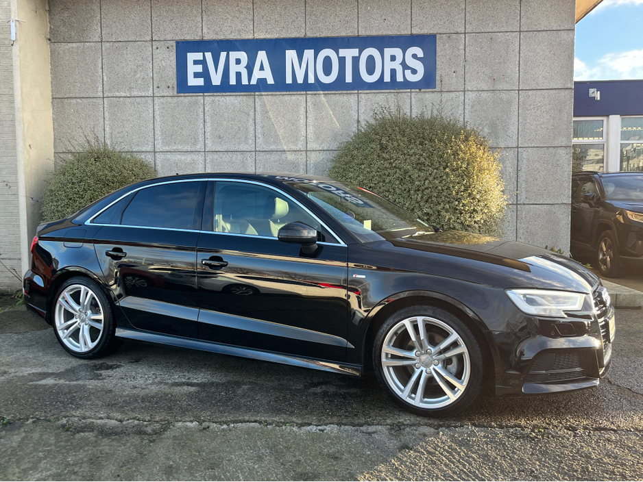 2018 Audi A3 S-LINE SALOON AUTOMATIC 1.4 PETROL //HIGH SPEC//LOW MILES//HALF LEATHER HEATED SEATS//ADAPTIVE CRUISE CONTROL//KEYLESS ENTRY// €22,950