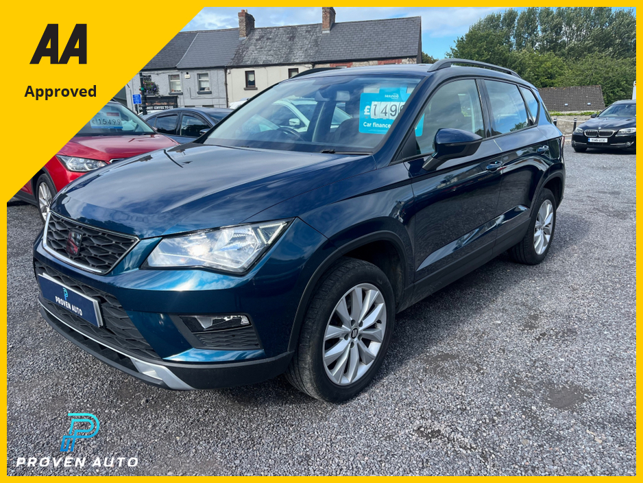 2017 SEAT Ateca SE ECOMOTIVE 1.0TSI *1 YEAR UNLIMITED MILEAGE WARRANTY* €11,499