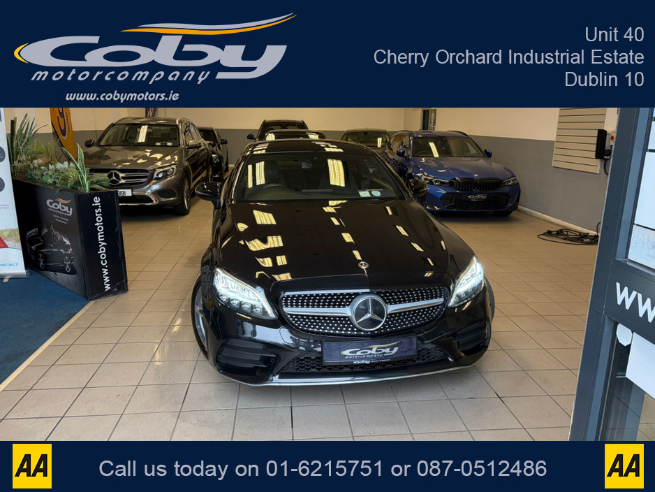 2021 Mercedes-Benz C Class C220D AMG LINE EDITION 2DR AUTO. NCT & Tax, 1/2 Leather, Sat Nav, Dual Climate Control, Heated Seats, Cruise Control, Revers Cam, Parking Sensors, Paddle Shift, BT & more. €35,950