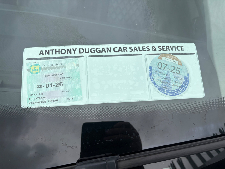 2018 Volkswagen Tiguan 2.0 TDI 115HP BMT Comfortline €21,950