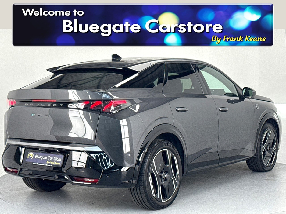 2024 Peugeot 3008 GT LINE EV**MULTIFUNCTIONAL STEERING WHEEL**DIGITAL DASH**TOUCH SCREEN DISPLAY**REVERSE CAMERA**PARKING SENSORS**APPLE CARPLAY**NAVIGATION**KEYLESS START**20"ALLOYS*AMBIENT LIGHTING*ELECTRIC TAILGATE* €35,295