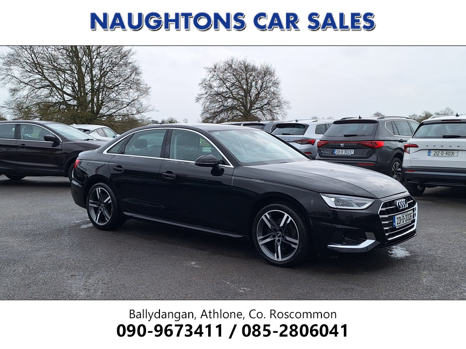 2023 Audi A4 30 2.0 TDI 136BHP S-TRONIC SE AUTO *High Spec/Full Black Leather/Heated Seats/Camera & Sensors €36,950