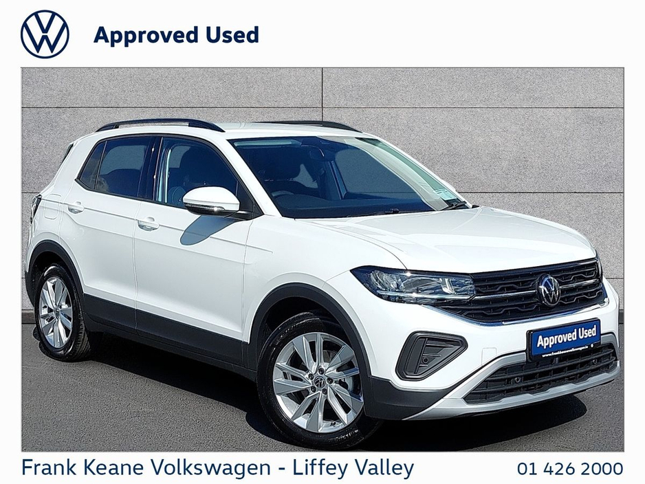 2025 Volkswagen T-Cross EDITION 75 1.0TSI 95BHP *PURE WHITE* *DELIVERY KMS* *252D REG* *BIG SAVINGS VS NEW CAR* *WHILE STOCKS LAST* *PCP 3 YRS FROM €276PM* €29,995