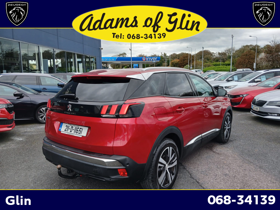 2021 Peugeot 3008 ALLURE 1.2 130 6.3 4DR €25,950
