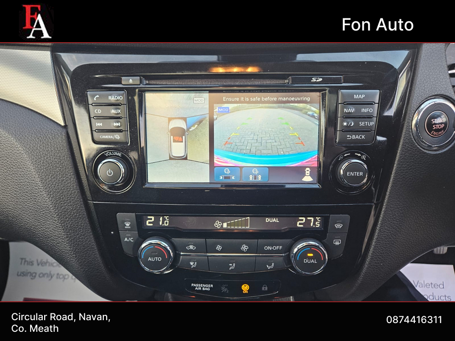 2017 Nissan Qashqai 1.2 PETROL TEKNA MODEL *HIGH SPEC *LOW MILEAGE* NEW NCT 11/27*SERVICED**WARRANTY *FINANCE AVAILABLE *CALL 0874416311 €13,995