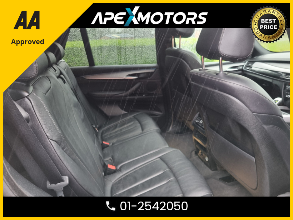 2018 BMW X5 FINANCE ARRANGED * X-DRIVE 30D M SPORT AUTO * 4WD * 7-SEATER * NEW NCT DEC-27 * IMMACULATE * 8-STAMPS SERVICE HISTORY * AA APPROVED * 101 SAFETY CHECKLIST * AUTOMATIC * HEATED SEATS * COLOUR REVERSE €49,949