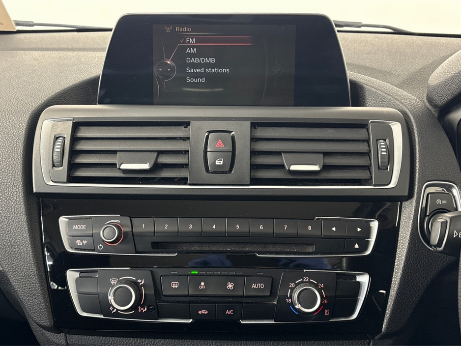 2017 BMW 1 Series 116D**MULTIFUNCTIONAL STEERING WHEEL**BLACK CLOTH INTERIOR**DIGITAL MEDIA DISPLAY**BLUETOOTH**AIR CONDITIONING**NAVIGATION**ISOFIX**FINANCE AVAILABLE** €14,995