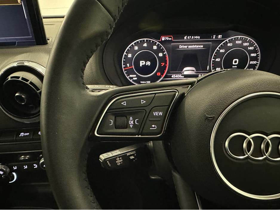 2018 Audi A3 (182) A3 S TRONIC 1.4TFSI SALOON LOW KMS UPGRADED WHEELS, VW/AUDI SPECIALISTS WWW.DENISDARCYCARS.IE