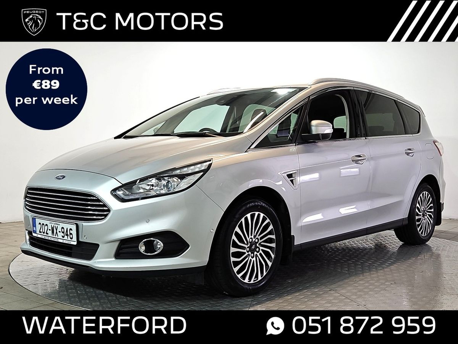 2020 Ford S-Max 7 Seater - TITANIUM 2.0 TD 150BHP - Apple Car Play & Android Auto €26,995