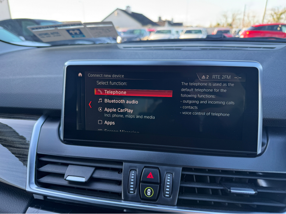 2019 BMW 2 Series 218D LUXURY 2.0 AUTO * SERVICE BOOK PRESENT WITH 8 SERVICE STAMPS, REAR VIEW CAMERA, PARKING SENSORS FRONT & REAR, APPLE CARPLAY//ANDROID AUTO, ADAPTIVE CRUISE CONTROL, 3 STAGE HEATED SEATS * €19,950