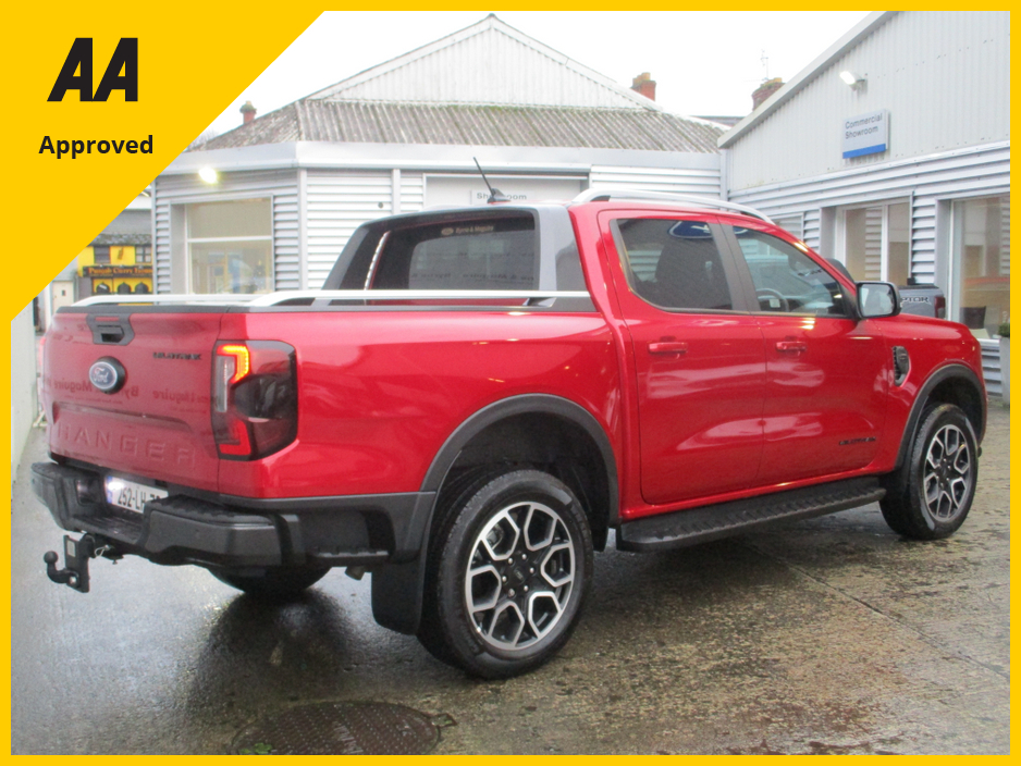 2025 Ford Ranger EX DEMO MODEL WITH ONLY 6000 KMS D/CAB WILDTRAK - 2.0TD AUTOMATIC !! PRICE PLUS VAT €52,000