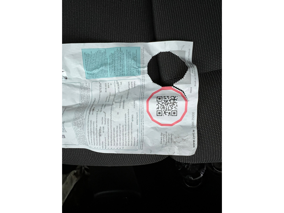 2020 Peugeot Partner 1.5 BLUE HDI 75 PANELL PANELLED 6.2 3 €9,900