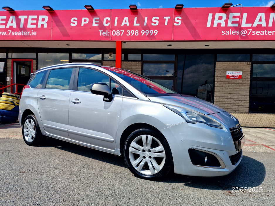 2015 Peugeot 5008 1.6 HDI 115 BHP ACTIVE NCT 07/26 TAX 08/25 7 SEATER €6,900