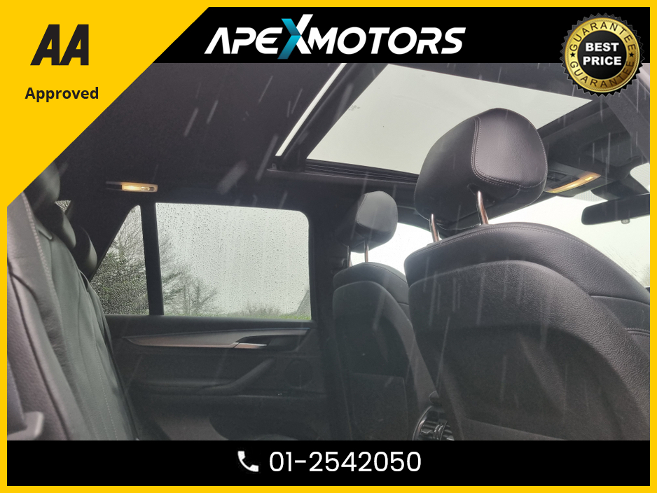 2018 BMW X5 FINANCE ARRANGED * X-DRIVE 30D M SPORT AUTO * 4WD * 7-SEATER * NEW NCT DEC-27 * IMMACULATE * 8-STAMPS SERVICE HISTORY * AA APPROVED * 101 SAFETY CHECKLIST * AUTOMATIC * HEATED SEATS * COLOUR REVERSE €49,949