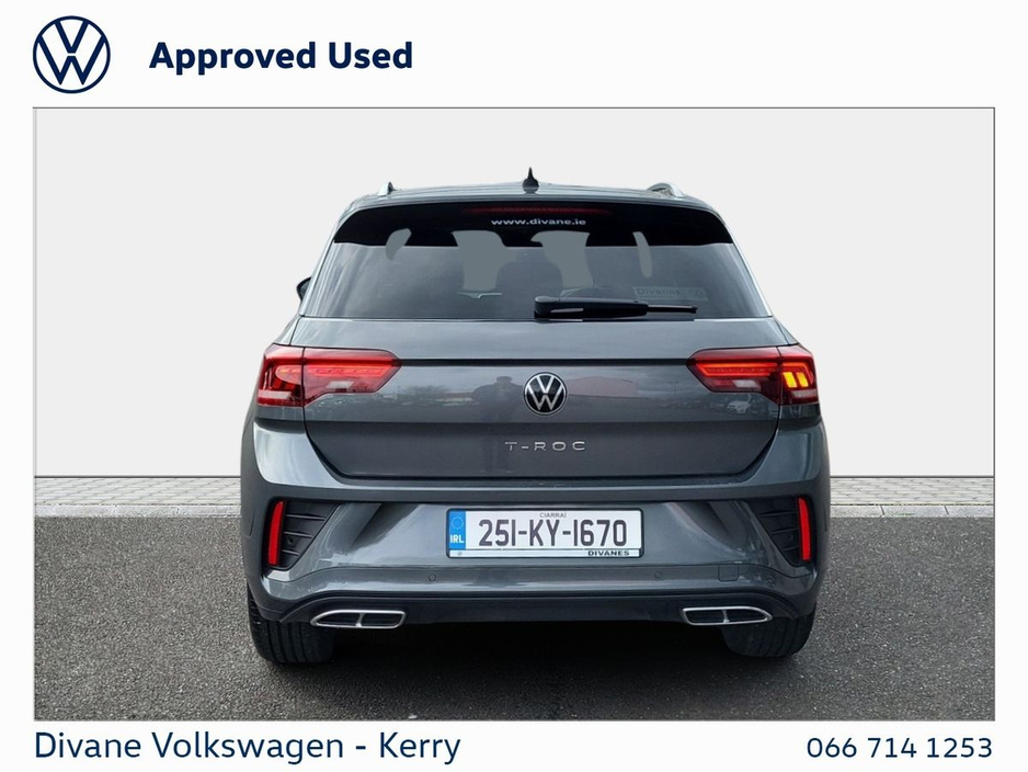 2025 Volkswagen T-Roc R-LINE 75 2.0 TDI 116 BHP €37,950