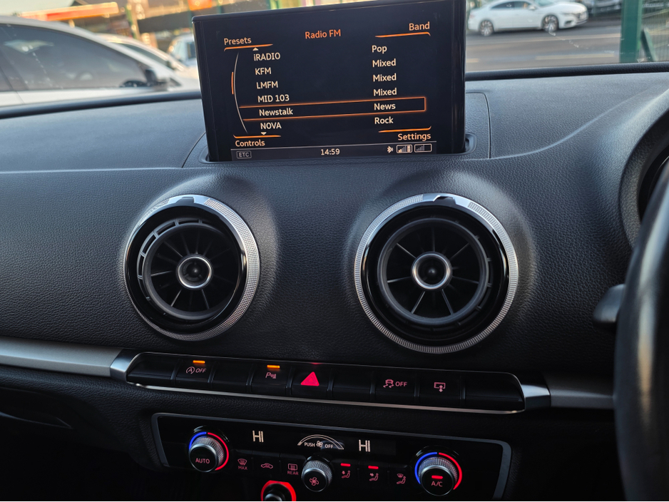 2016 Audi A3 SALOON 1.4 TFSI PRIVACY GLASS CAMERA PARKING SENSORS LOW TAXBAND €16,750