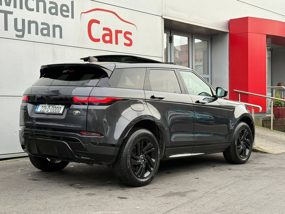 2022 Land Rover Range Rover Evoque R-Dynamic S P300e 1.5 Petrol Plug-In Hybrid Auto, Opening Panoramic Sunroof, Black Leather Seats - First Registered November 2022 - Trade in Price €37 €36,999