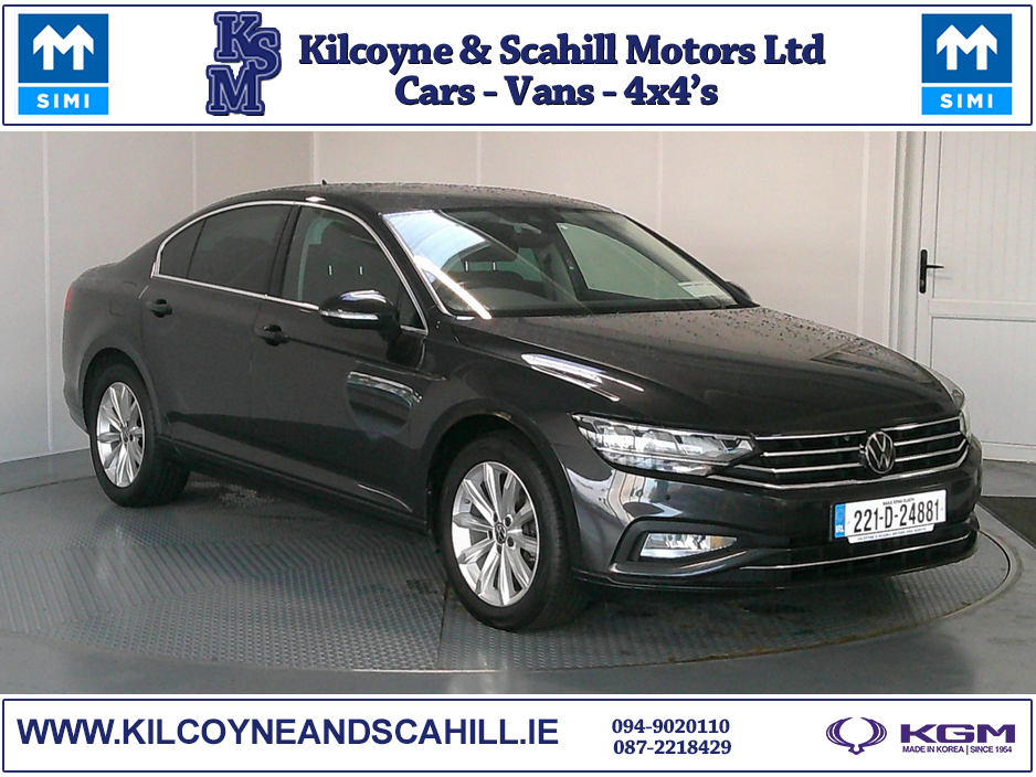 2022 Volkswagen Passat BUSINESS 2.0 TDI MANUAL 6SPEED FWD 150 4DR €27,900