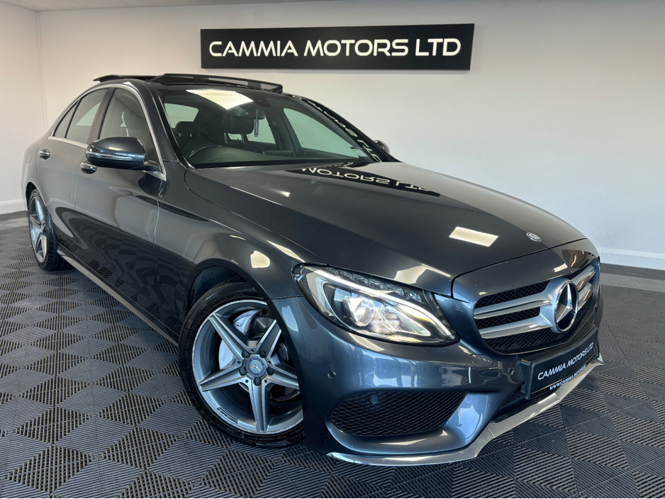 2016 Mercedes-Benz C Class MERCEDES BENZ C CLASS AMG LINE PREMIUM 4DR AUTO*PANORAMIC SUNROOF*HEATED BLACK LEATHER ELECTRIC MEMORY ADJUSTABLE SEATS*REVERSE CAMERA*ELECTRIC TAILGATE*KEYLESS ENTRY & START*FINANCE AVAILABLE* €18,950