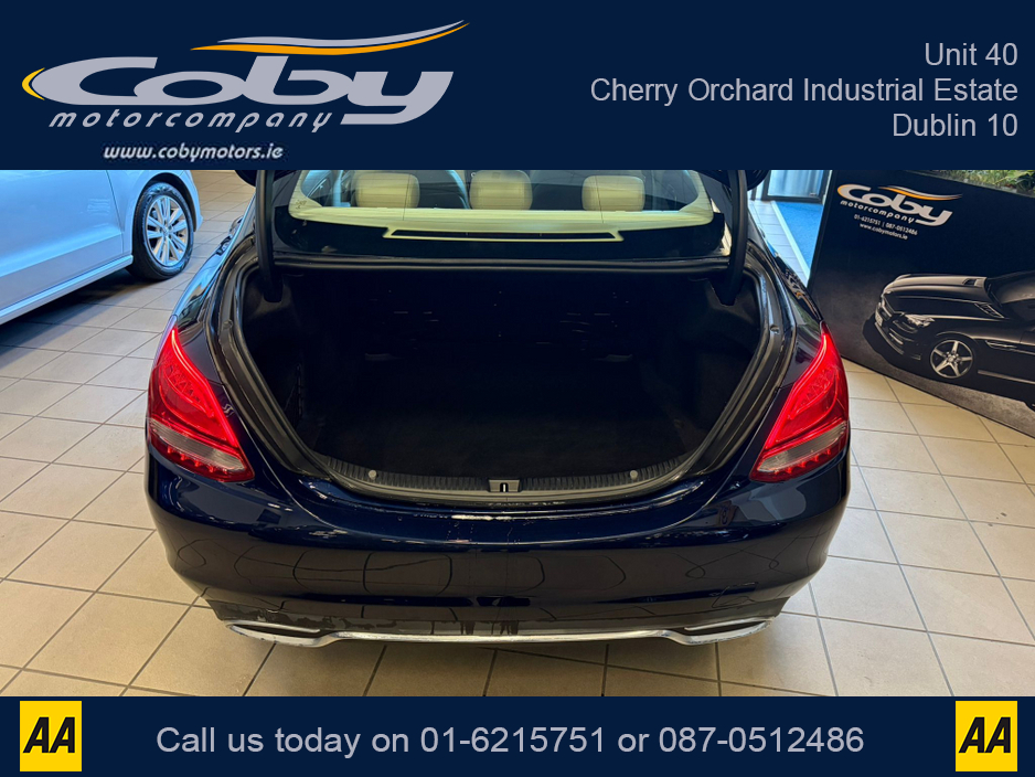 2015 Mercedes-Benz C Class 180 BLUETEC EXCLUSIVE AUTO 4DR. New NCT before collection, Tax, Full Leather, Reverse Camera, Dual Climate Control, MFSW, 2 Keys, Cruise Control, Full Electrics, BT, CD Player, Hands Free, and more. €15,950