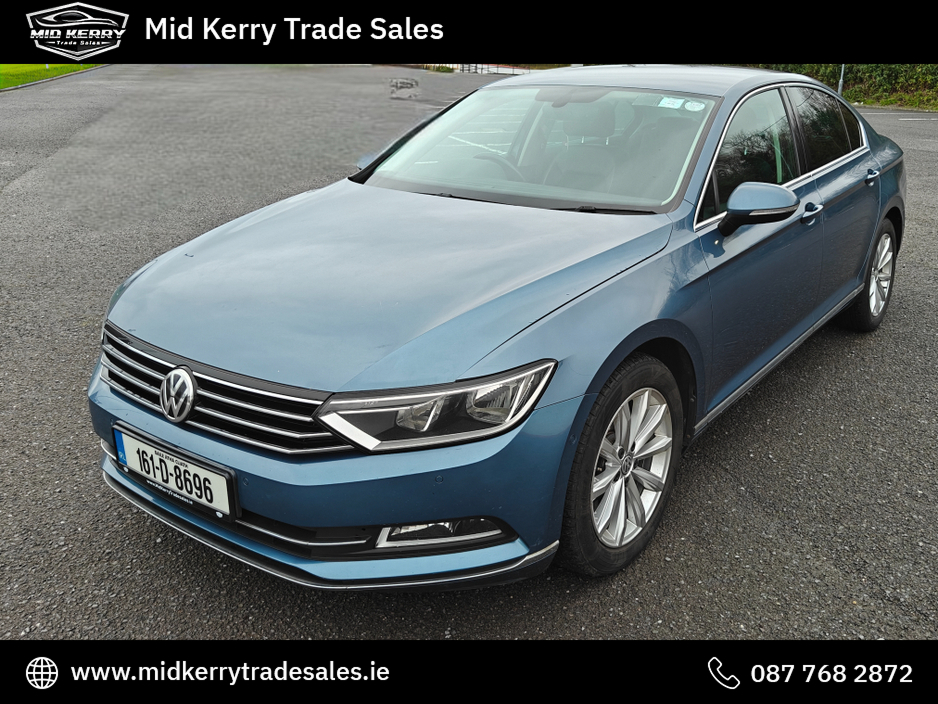 2016 Volkswagen Passat HIGHLINE 1.6 TDI MANUAL 6SPEED FWD 120HP 4DR €10,450