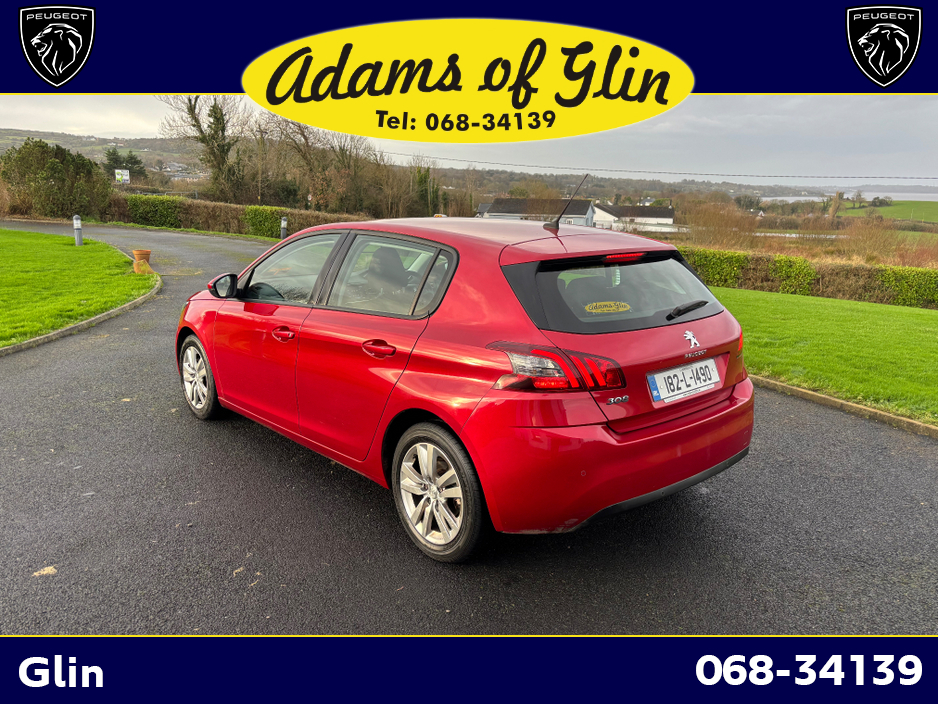 2018 Peugeot 308 ACTIVE 1.2 110 4DR €12,950