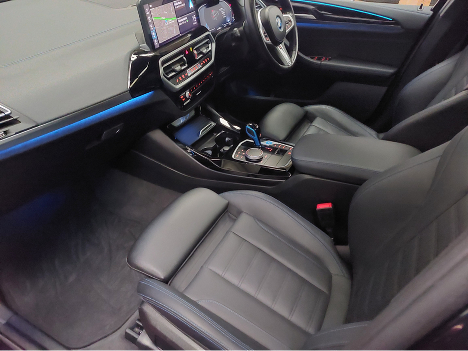 2022 BMW iX3 222 iX3 (NEW MODEL)  M SPORT --- PANORAMIC  SUNROOF --COMFORT PACK-- DRIVER ASSIST PROF PACK --- PARK ASSIST PACK -- ELECTRIC SEATS --- VISIBILITY PACK ---HIGH BEAM ASSIST - WIRELESS CHARGER €31,995