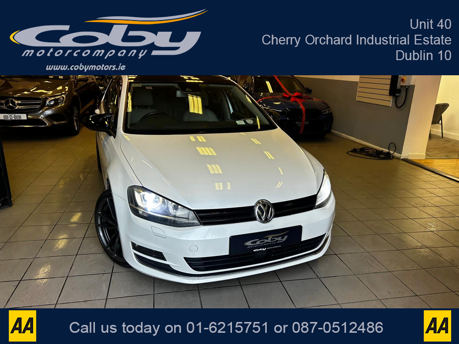 2013 Volkswagen Golf 1.4 5DR AUTO. NCT & Tax, Full Leather, Pan Roof, Cruise Control, Android Auto, MFSW, Reverse Cam, Alloy Wheels, Full Electrics, Parking Sensors, Paddle Shift, Dual Climate Control, Folding seats &more €11,950