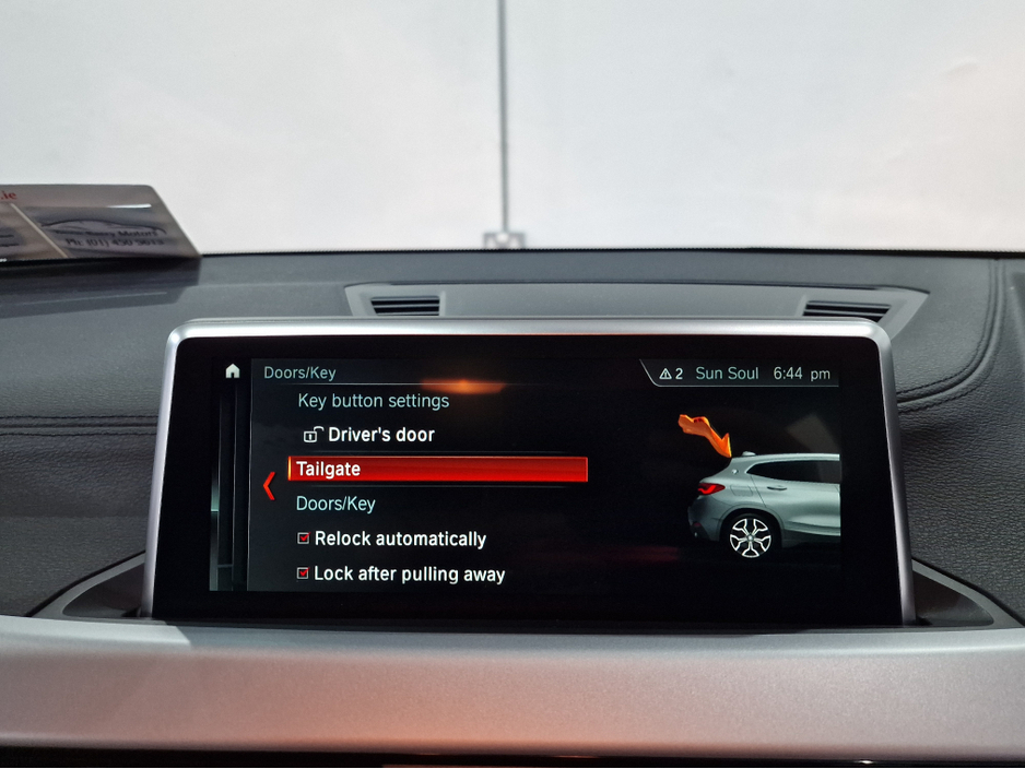 2019 BMW X2 X-DRIVE 20D SE AUTOMATIC **HIGH SPEC / 18" UPGRADED ALLOYS / CRUISE CONTROL / ELECTRIC BOOTLID / FULL BLACK LEATHER / HEADS UP DISPLAY / REVERSE CAMERA / SAT NAV / WIRELESS PHONE CHARGING** €22,900