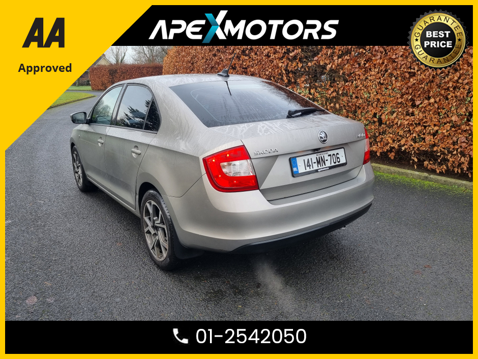 2014 Skoda Octavia FINANCE ARRANGED * SKODA RAPID ( SMALLER THAN OCTAVIA) * AMBITION 1.6 TDI 90HP 4DR SALOON * LOW LOW KMs * NCT AUG-26 * LOW TAX * RELIABLE ( SAME AS V.W GOLF) * IMMACULATE *  01-2542050 €7,949