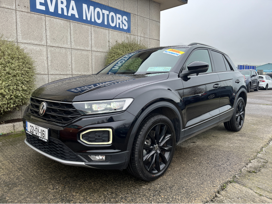 2022 Volkswagen T-Roc STYLE BLACK EDITION AUTOMATIC 2.0 DIESEL //ADAPTIVE CRUISE CONTROL//KEYLESS ENTRY//REVERSE CAMERA//