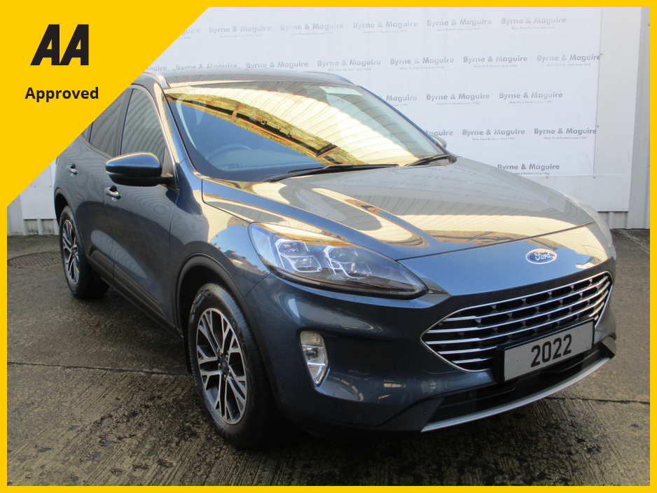 2022 Ford Kuga AUTOMATIC 1.5 TD TITANIUM   EDITION. ONE CAREFUL OWNER.  FULLY SERVICED  WITH 12 MONTHS WARRANTY AND 12 MONTHS AA COVER !! €33,950