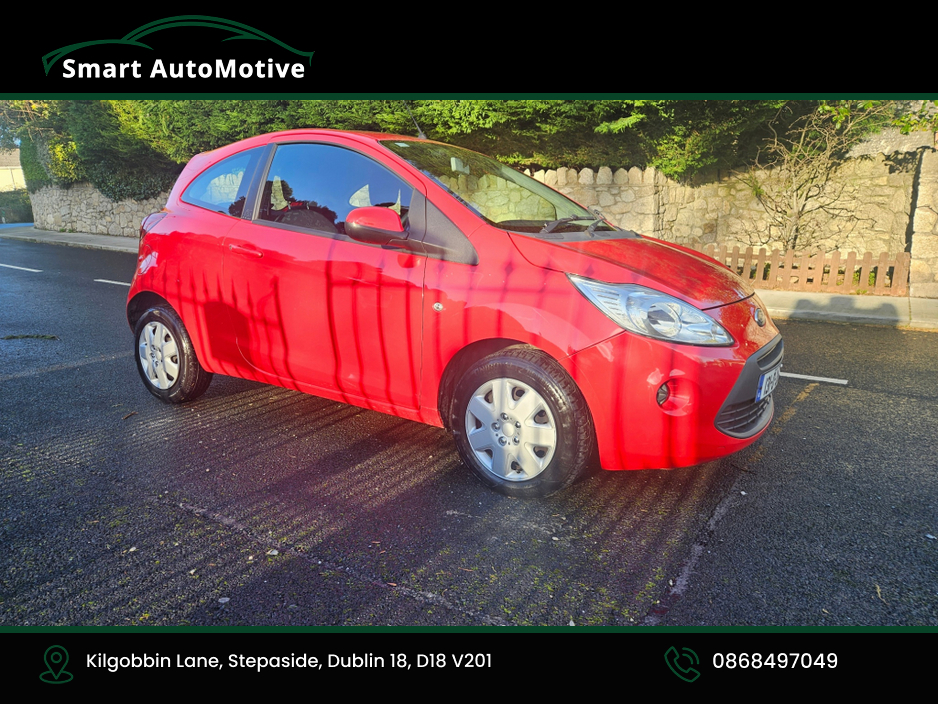 2013 Ford Ka EDGE 69Ps 3Dr 1.2 Petrol * Low Mileage * One Previous Owner * NCT and Taxed to 07.2026 * Fully Serviced and Professionally Valeted *  Cartell Report and Warranty Provided * Excellent Low Mileage Car €4,950