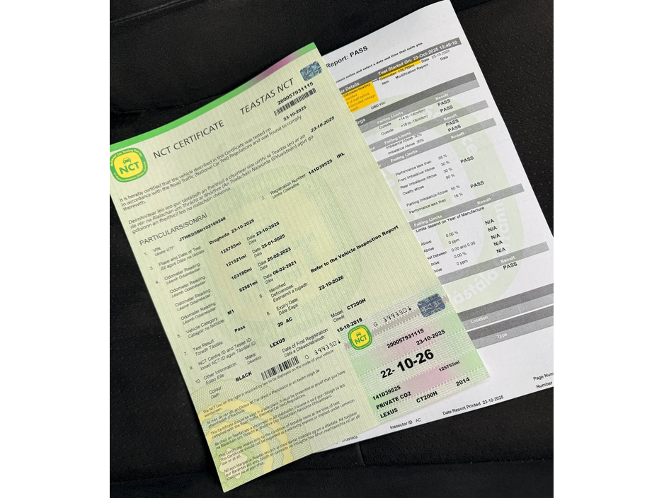 2014 Lexus CT 200 h Lexus CT 2014 Automatic NEW NCT 10.26 €8,990