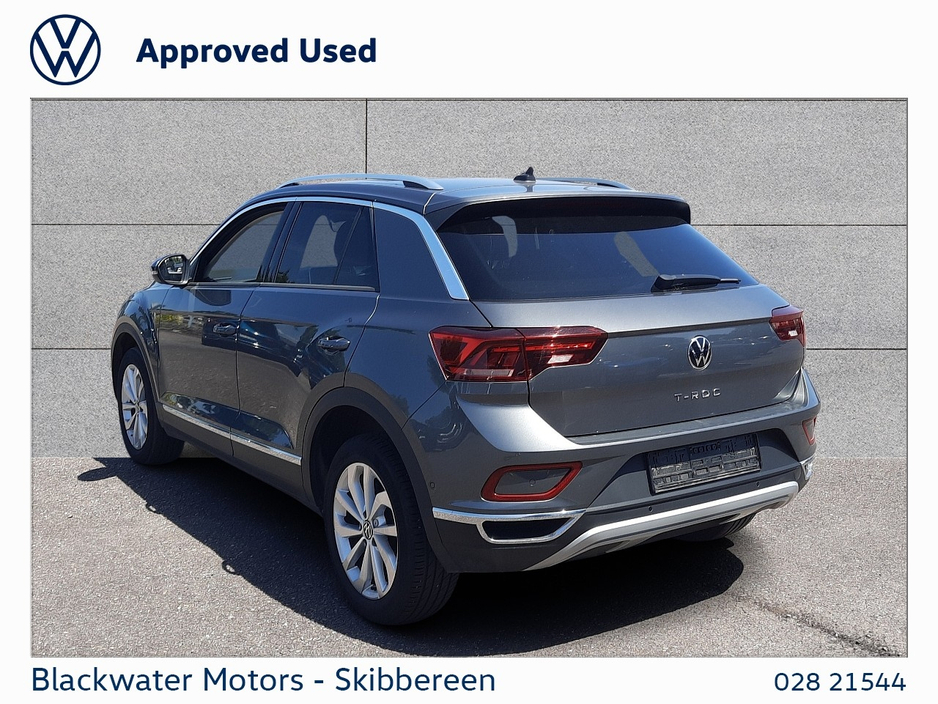 2022 Volkswagen T-Roc 1.5TSI 150BHP STYLE PLUS AUTOMATIC €31,995